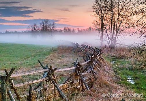 Sunrise Ground Fog_DSCF01524-5.jpg - Photographed at Smiths Falls, Ontario, Canada.